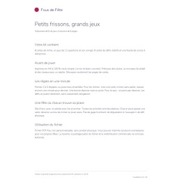 Aperçu réel de la première page du kit PDF